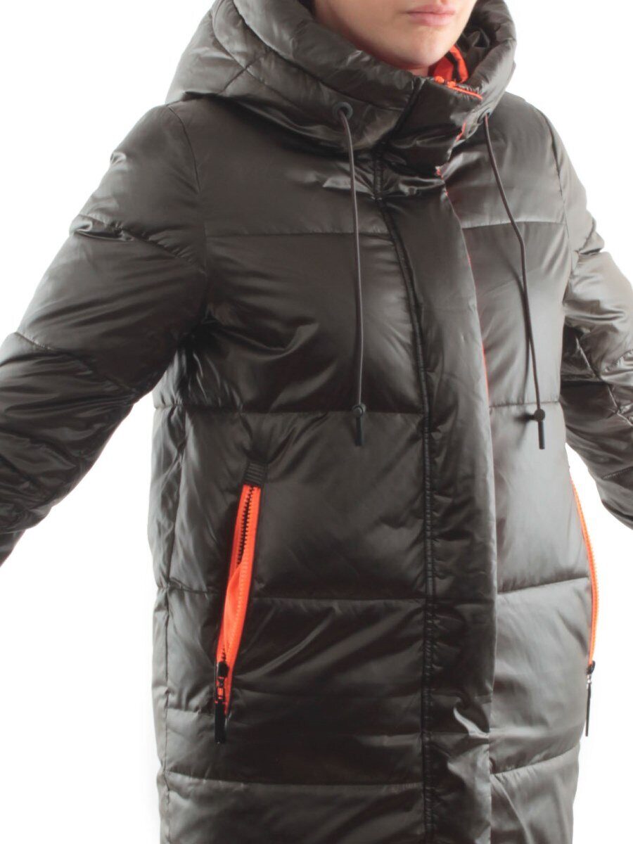 GWD21513P DK. GREEN Пальто зимнее женское (био-пух)