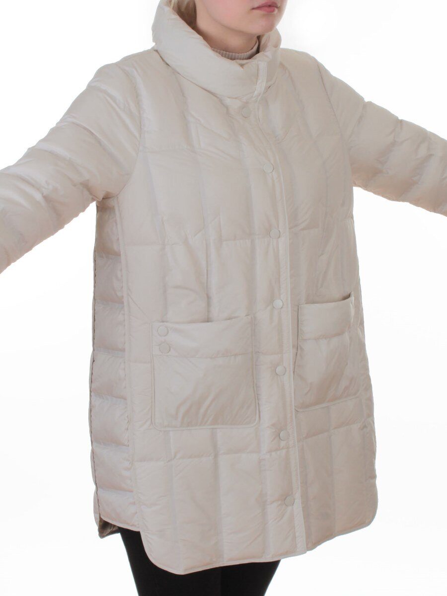 8811 MILK Куртка пуховая облегченная женская (утиный пух)