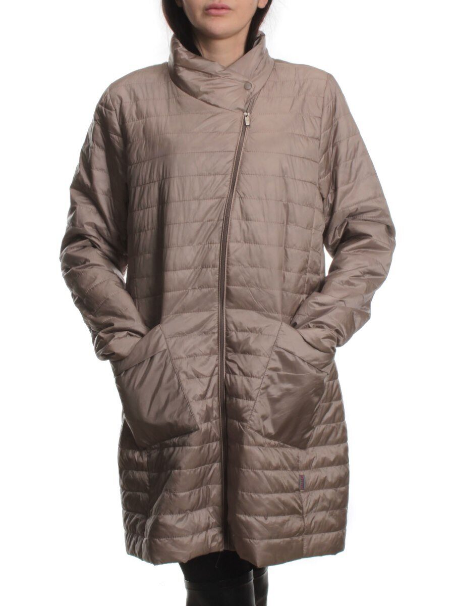 K-532 BEIGE Куртка демисезонная стеганая женская (70 гр. холлофайбер)
