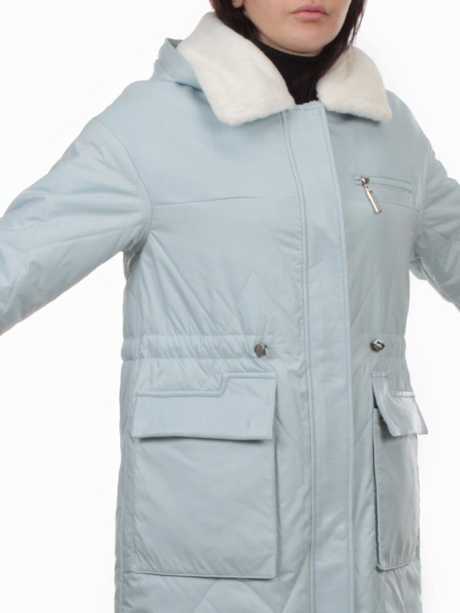 M24-096 BLUE Куртка демисезонная женская (100 гр. холлофайбер)