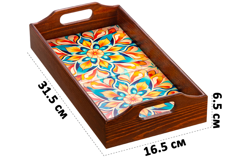 БЫЛО 1165 руб! Поднос 31,5*16,5*6,5 см