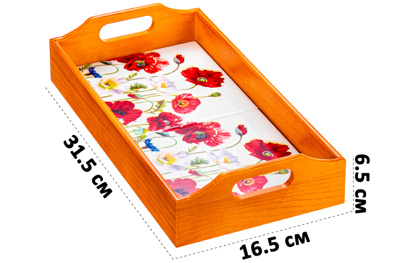 БЫЛО 1165 руб! Поднос 31,5*16,5*6,5 см