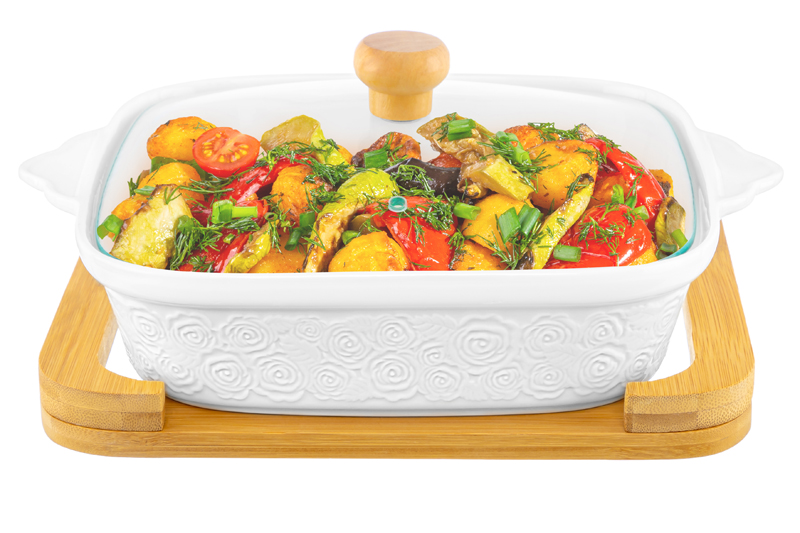 БЫЛО 1868 руб! Блюдо д/зап и серв 29*24*13 см 1,3 л