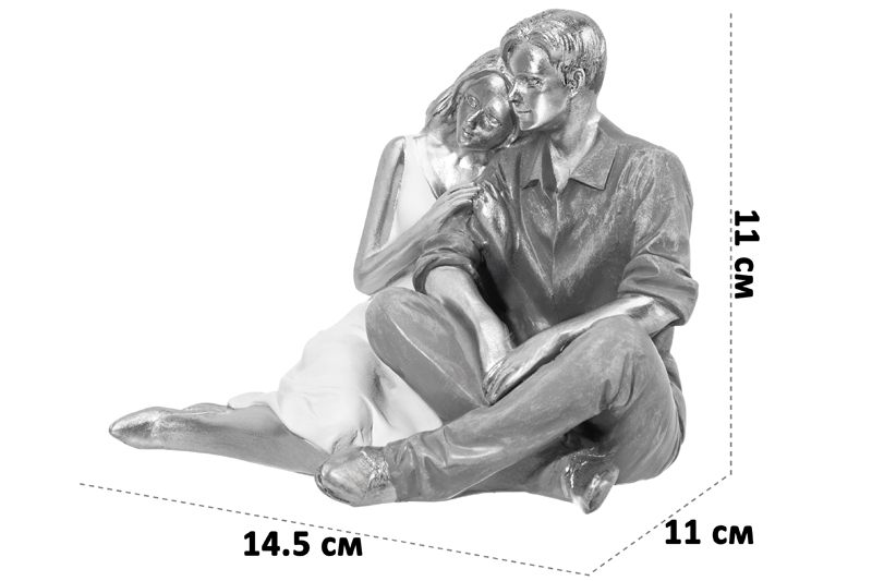 БЫЛО 1397 руб! Статуэтка 14,5*11*11 см