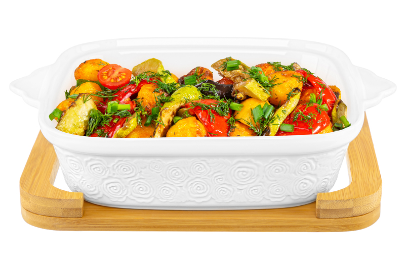 БЫЛО 1868 руб! Блюдо д/зап и серв 29*24*13 см 1,3 л