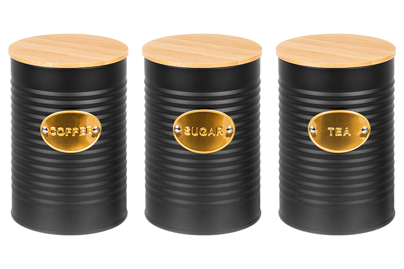 БЫЛО 1748 руб! Набор 3 банок для сыпучих продуктов 900 мл 10*10*14,5 см