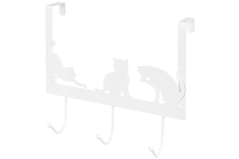 БЫЛО 464 руб! Вешалка на дверь навесная 3 крючка 28,5*11*25 см