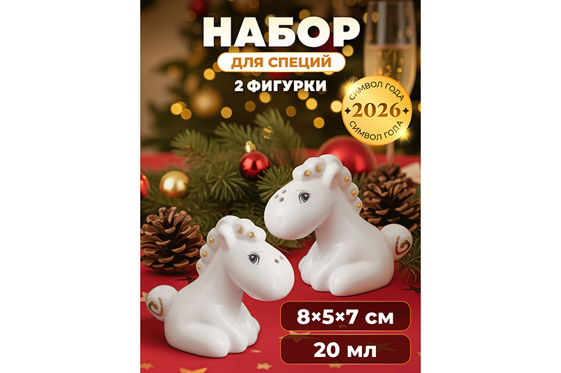 Набор для специй 2 предмета 8,5х5х7,5 см