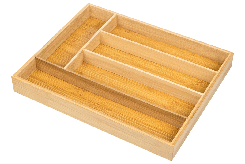 БЫЛО 904 руб! Лоток для столовых приборов 37*30*4,5 см бамбук
