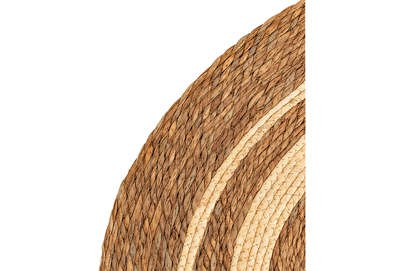 БЫЛО 2796 руб! Коврик плетеный 120*75*0,7 см, овальный. водный гиацинт