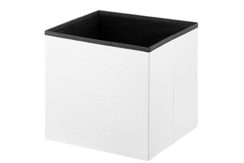 БЫЛО 1694 руб! Пуф складной для хранения 38*38*38см, молочный