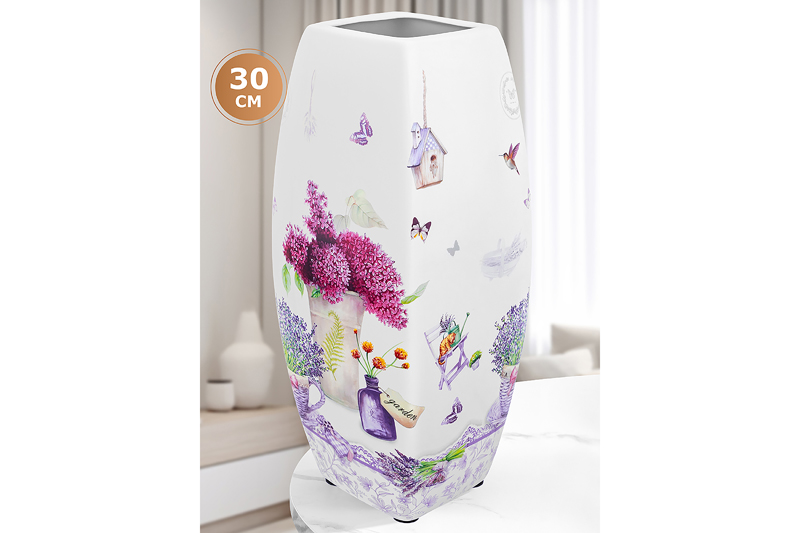 БЫЛО 2229 руб! Ваза 3 л 12,5*12,5*30 см