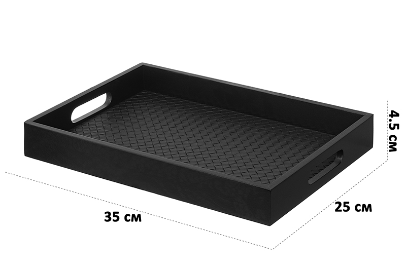 БЫЛО 1032 руб! Поднос 35*25*4,5 см, прямоугольный