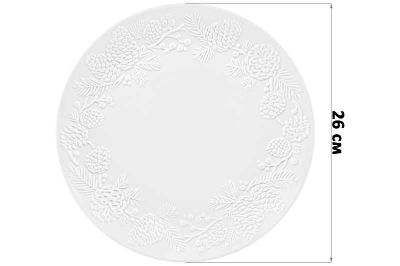 Набор тарелок 2 пр. 26*26*2,5 см