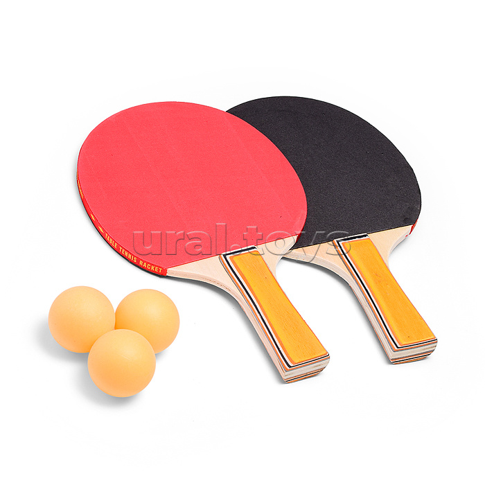 Набор для настольного тенниса (2 ракетки, 2 мяча) в пакете