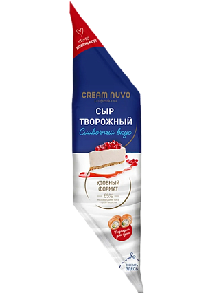 Крем чиз сыр творожный 65% рукав 800 гр Смолеивичи TM Cream Nuvo Professional