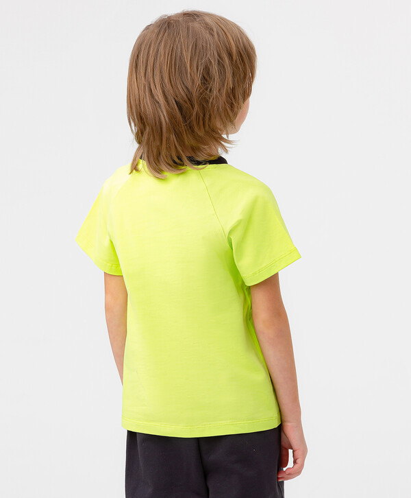 560 р.  700 р.  Футболка с коротким рукавом салатовая Button Blue