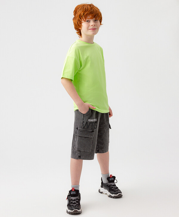 1200 р.  1500 р.  Шорты удлиненные темно-серые Button Blue