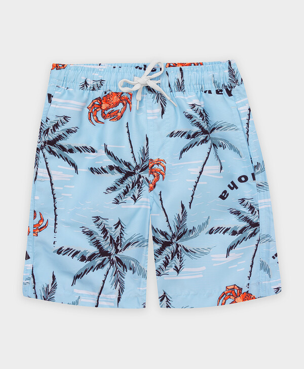 640 р.  800 р.  Шорты с принтом голубые Button Blue