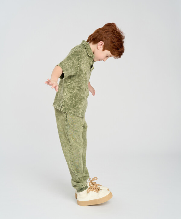 1050 р.  1500 р.  Футболка поло с коротким рукавом для мальчика зеленая Button Blue