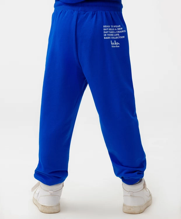 680 р.  850 р.  Брюки трикотажные синие Button Blue