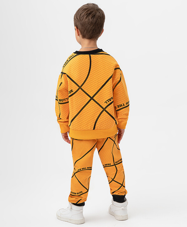 943 р.  1450 р.  Брюки-джоггеры с карманами оранжевые Button Blue