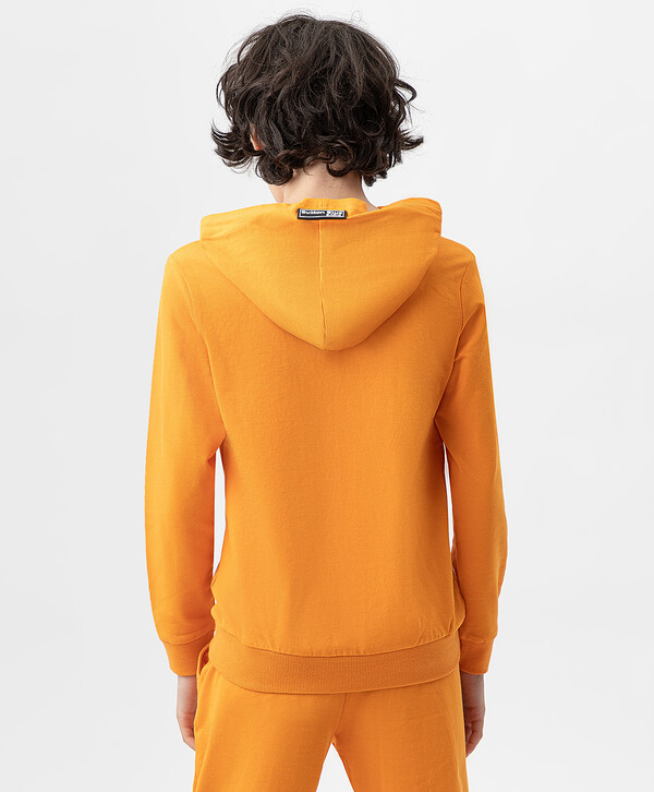 960 р.  1200 р.  Худи со спущенным рукавом и манжетами оранжевое Button Blue