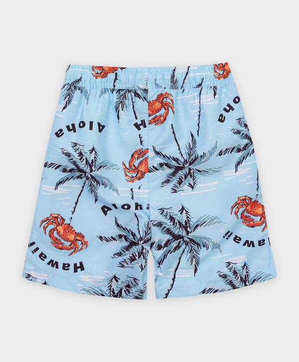640 р.  800 р.  Шорты с принтом голубые Button Blue