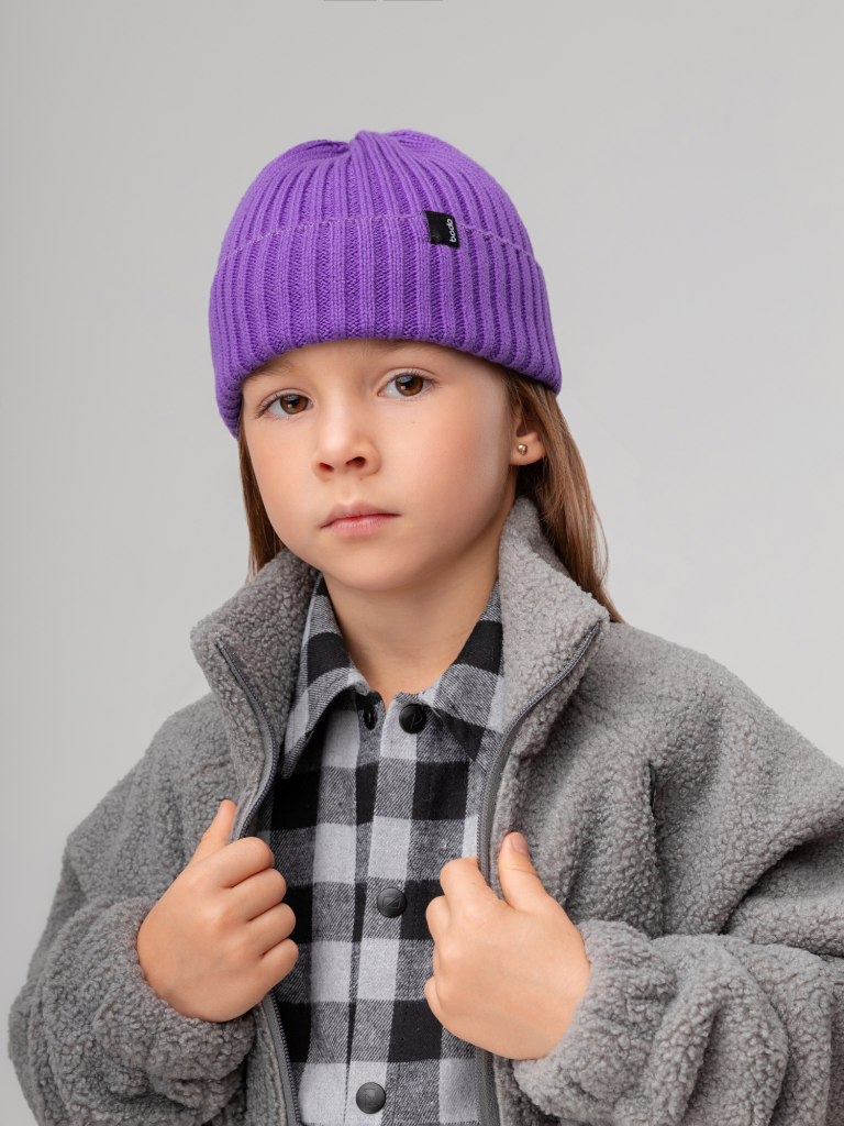 Шапка 10-405MU; фиолетовый
