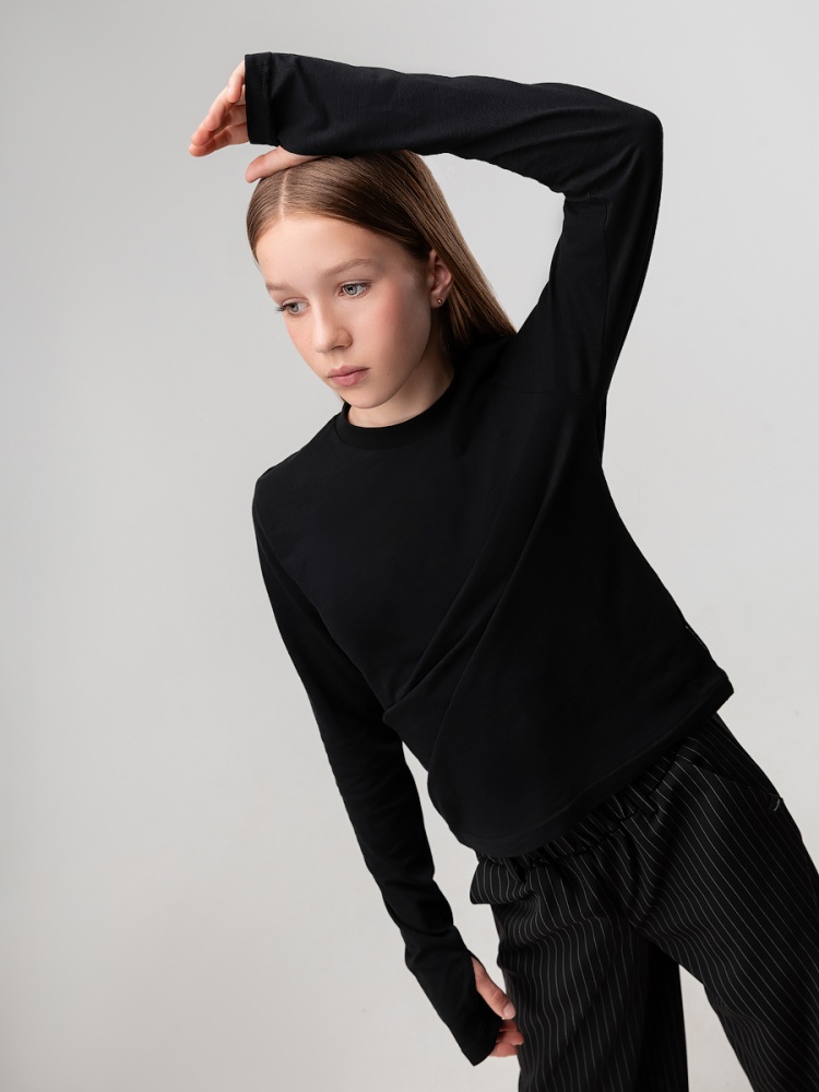 Лонгслив 42-53MU; черный