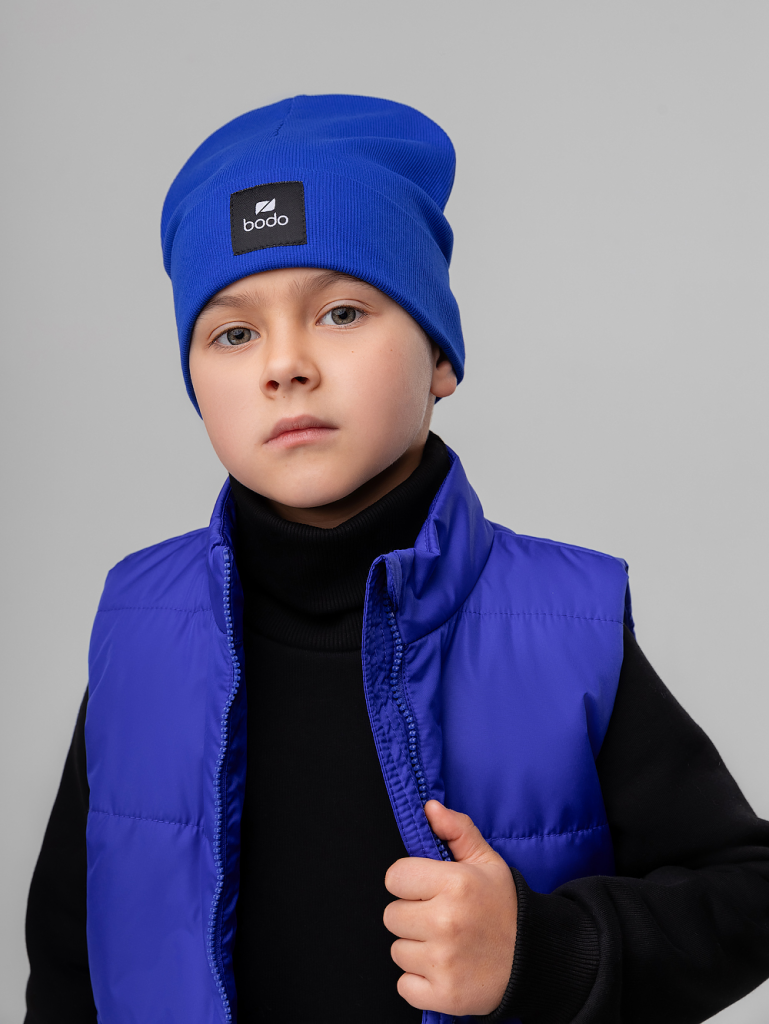 Шапка 10-271MU; синий