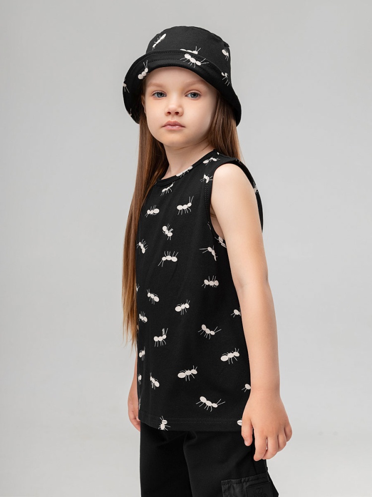 Майка 5-44MU; черный (экрю)