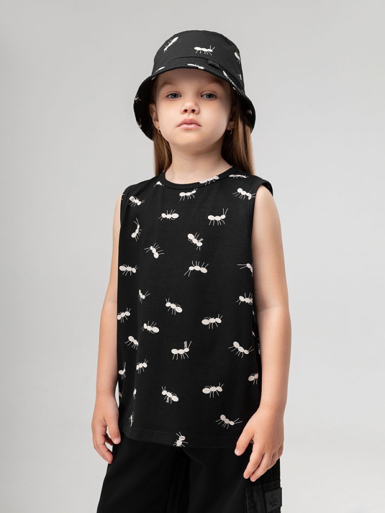 Майка 5-44MU; черный (экрю)