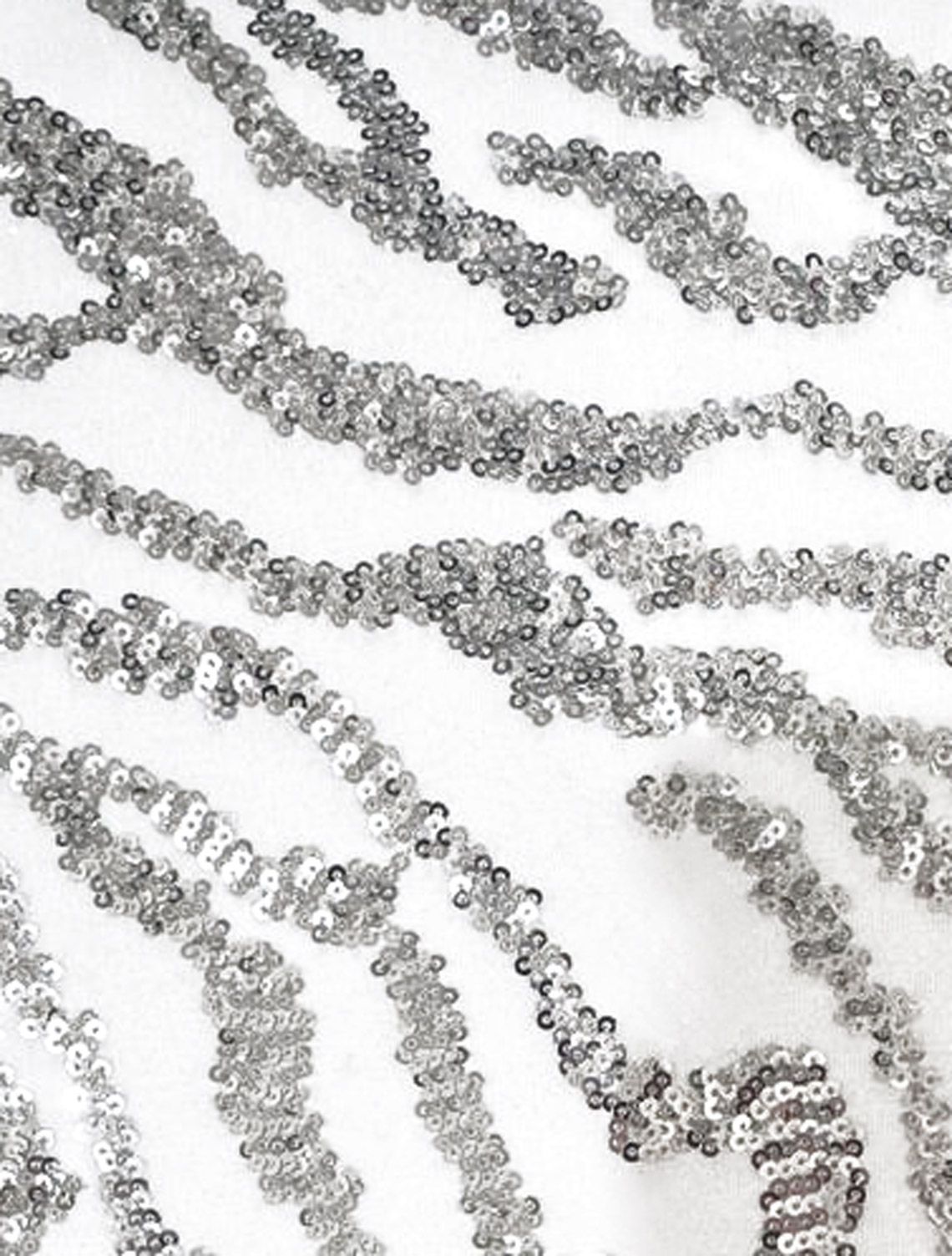 Нарядная футболка с принтом пайетками из премиального хлопка с эластаном D49.124 белый_зебра