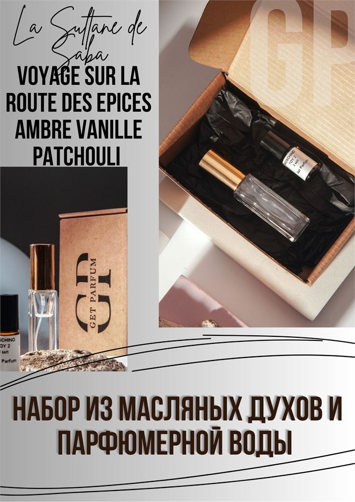 Voyage Sur La Route Des Epices Ambre Vanille Patchouli / GET PARFUM 988