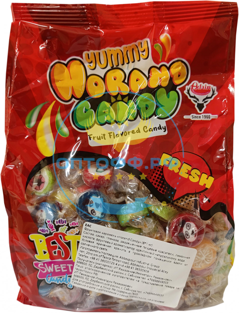 АДРИН Фруктовая карамель