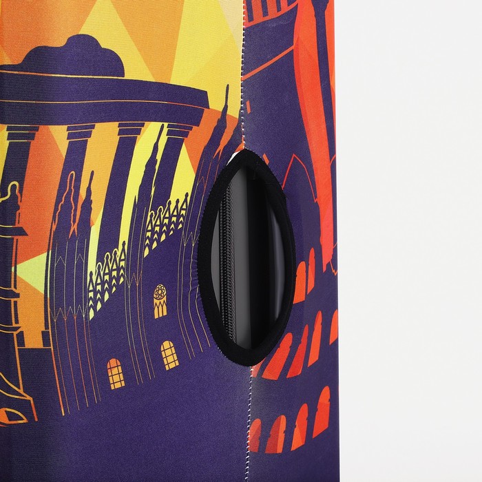 Чехол на чемодан L, цвет разноцветный