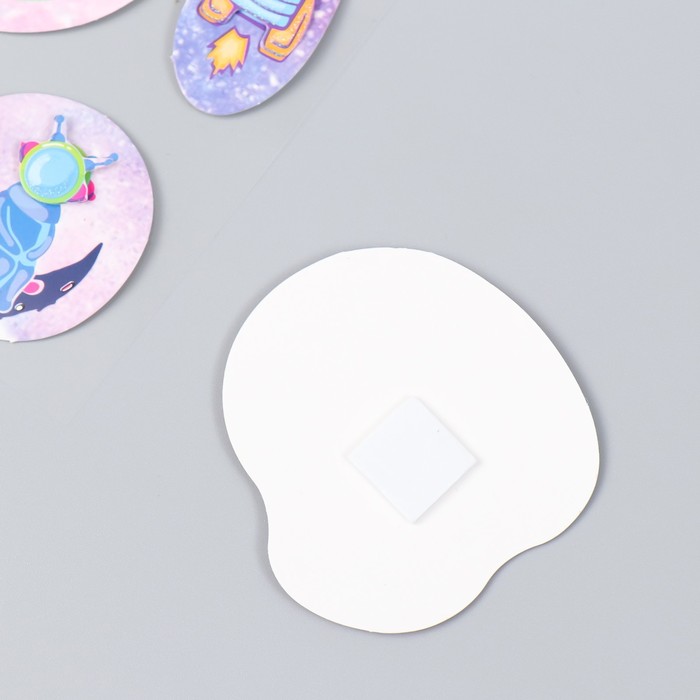 Картонные наклейки для декора «Космическая реальность», 2 слоя, 17×12 см