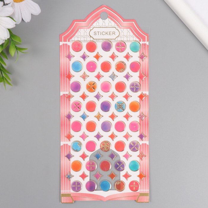 Наклейки для творчества пластик «Восточные мелочи», 9.3×20.4 см