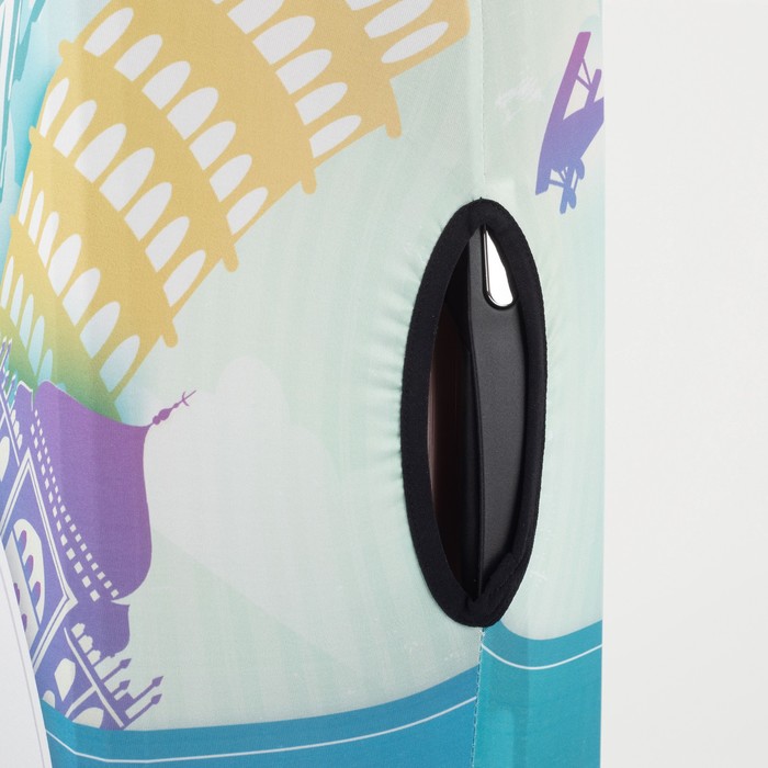 Чехол на чемодан на колёсах, 28