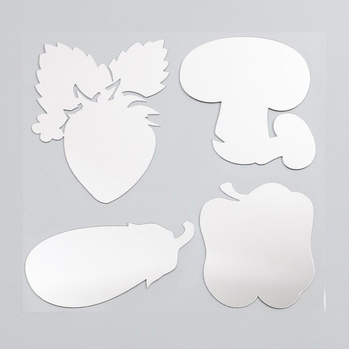 Наклейка интерьерная зеркальная «Дары природы», 38×31 см