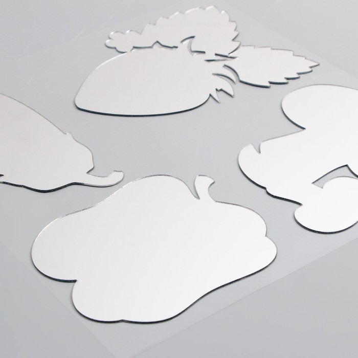 Наклейка интерьерная зеркальная «Дары природы», 38×31 см