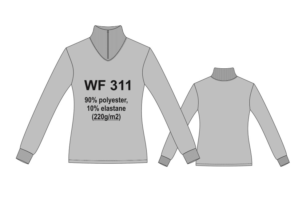 Джемпер WF 311 MIOPREMIO violet blue-фиолетово-синий