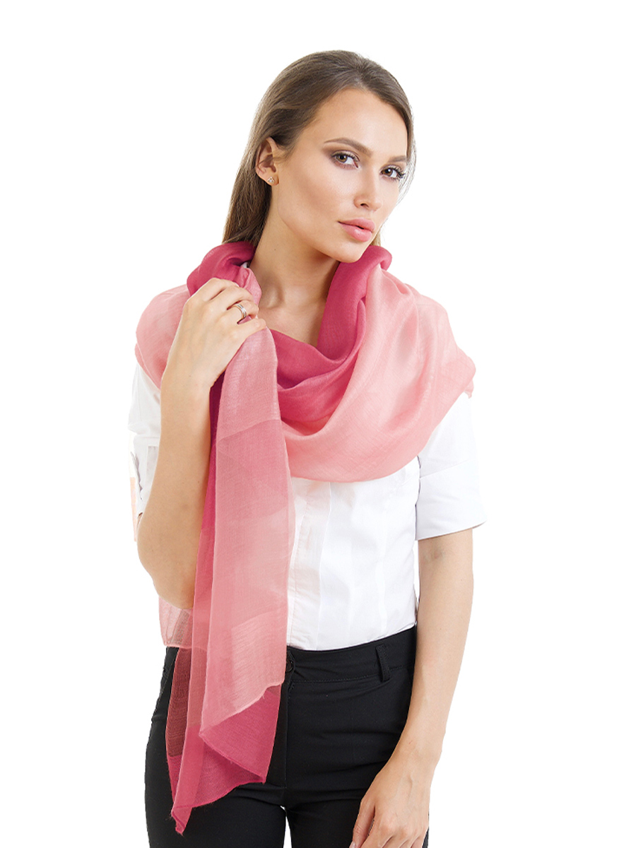 Ст.цена 1018р. Уценка Палантин «Шёлковый стиль» (вишневый пломбир) DEFSQ01-11