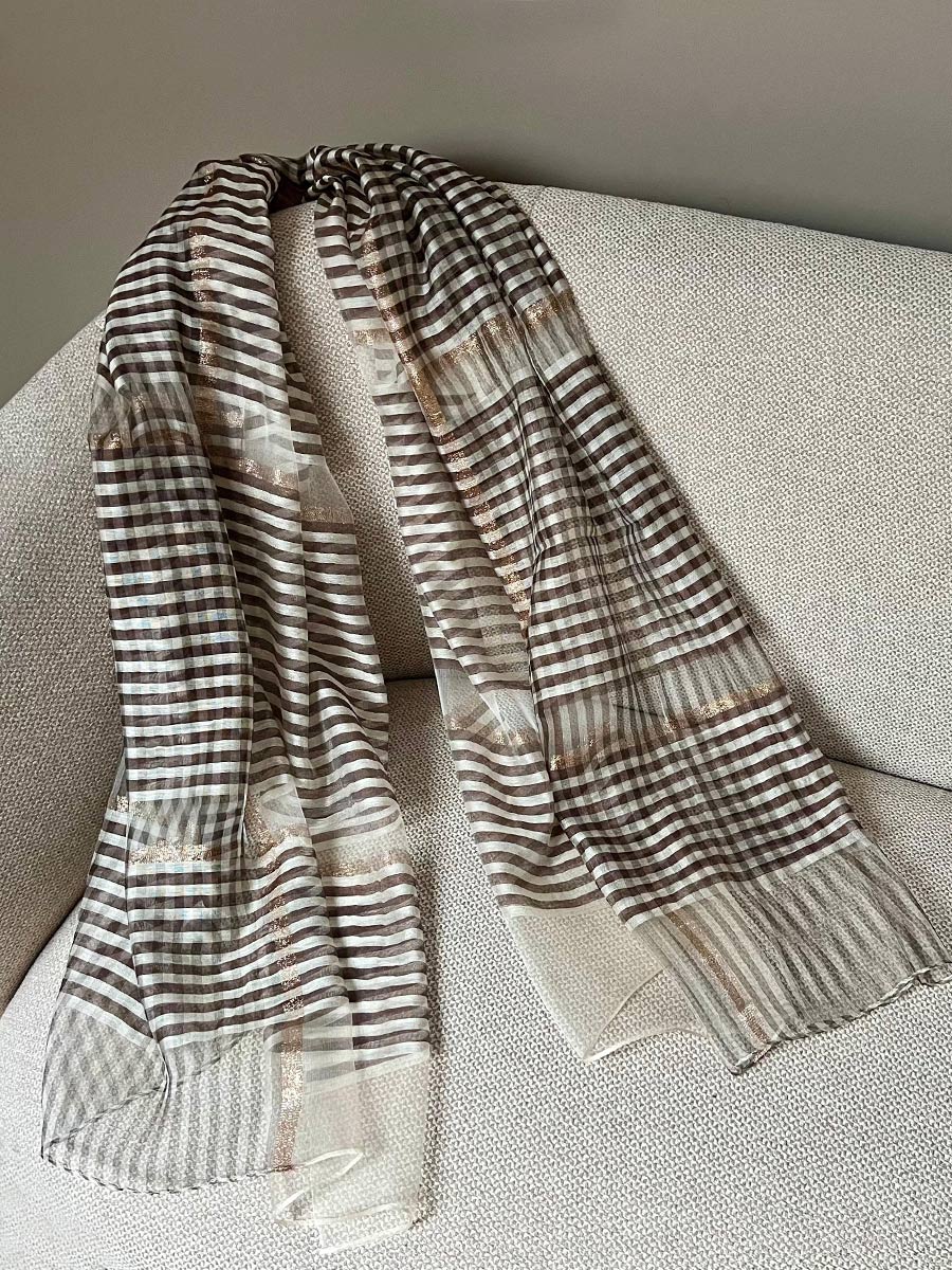 Палантин “Изысканный колорит“ (золотой) LEC-02