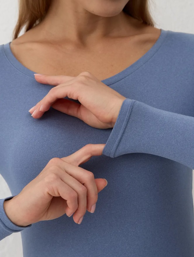 Джемпер WT 610-1 MIOPREMIO ash blue-пепельный