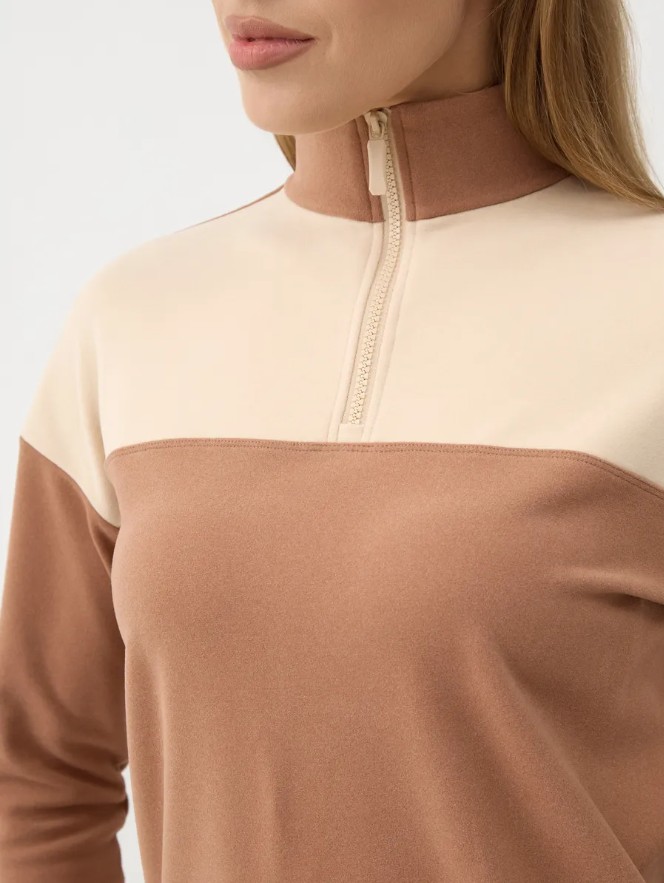 Джемпер WF 313 MIOPREMIO mousse/sand-мусс/песочный