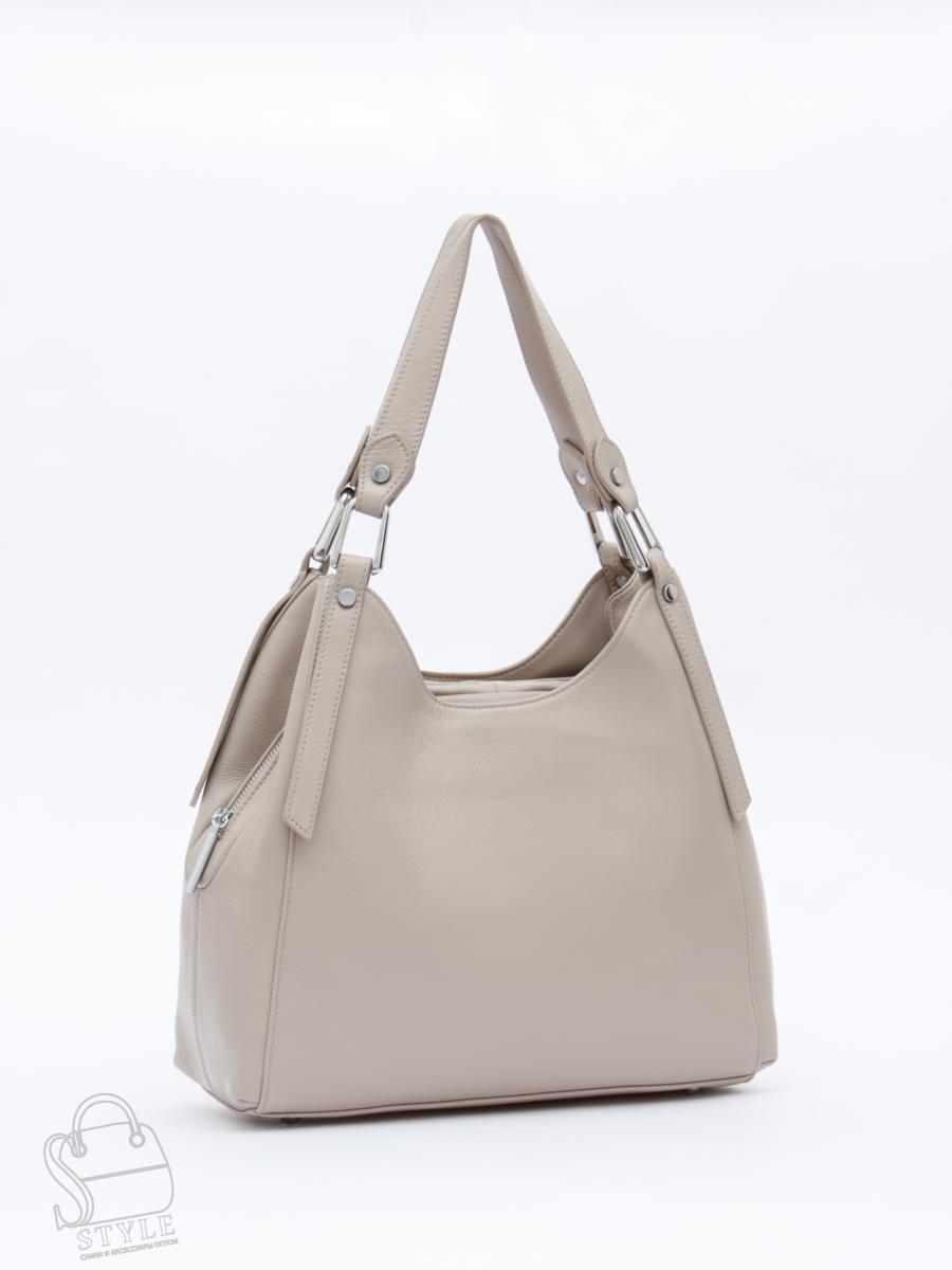 Сумка женская кожаная 0966CH apricot Polina&Eiterou