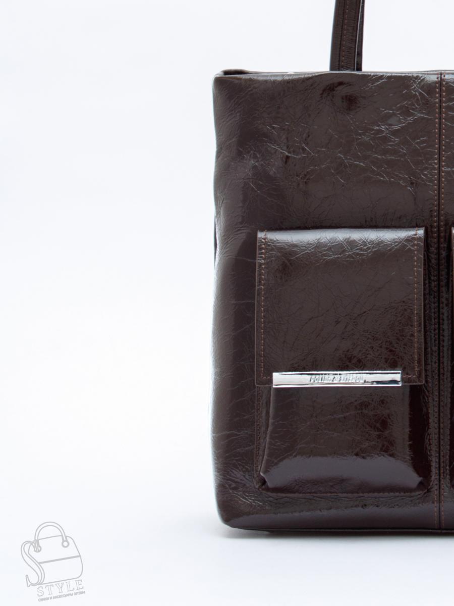 Сумка женская кожаная 0929CY coffee Polina&Eiterou