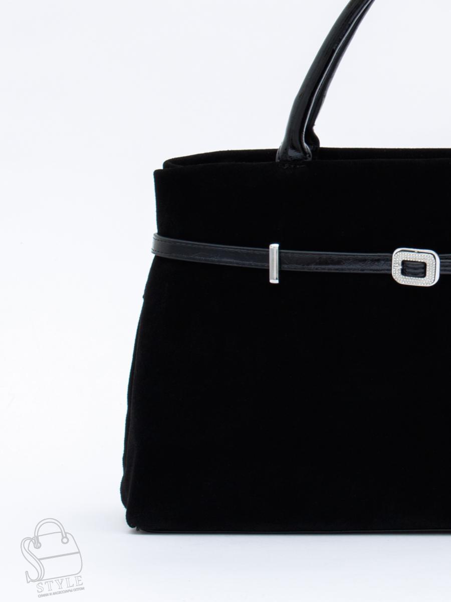 Сумка женская кожаная 91156MSS black Velina Fabbiano-Safenta